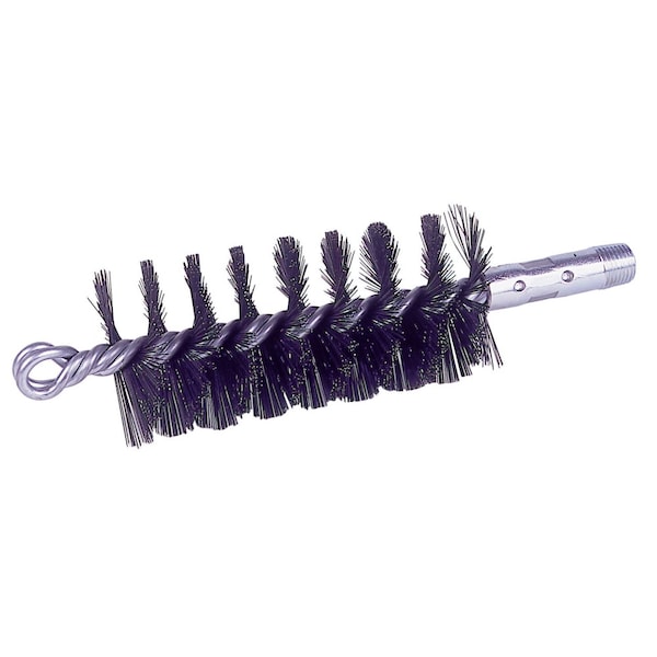 Weiler 4" Single Spiral Flue Brush .012 Steel Fill 44139 - main